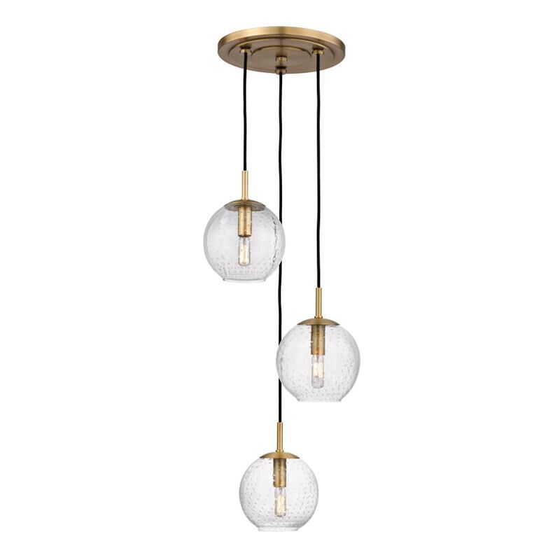 Rousseau 14.25 Inch Multi Light Pendant by Hudson Valley Lighting